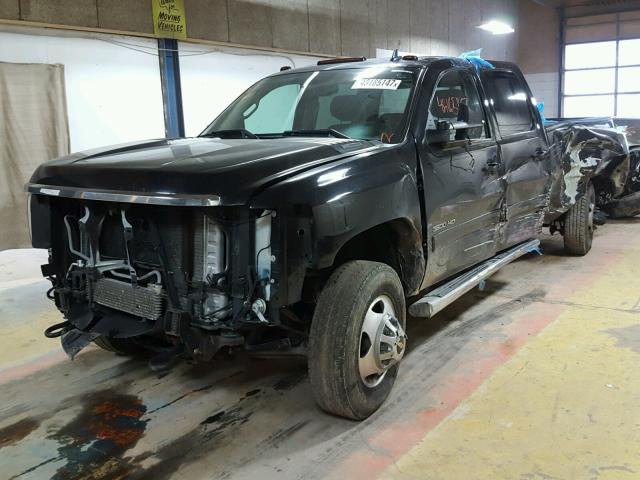 1GC4K1C84CF184007 - 2012 CHEVROLET SILVERADO BLACK photo 2