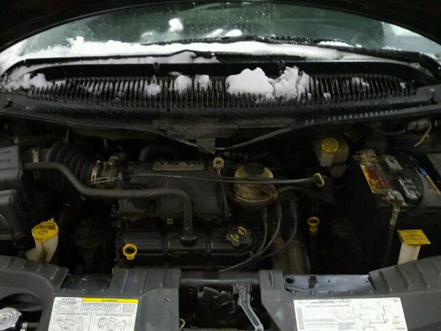 2D4GP44L95R139730 - 2005 DODGE GRAND CARA BLACK photo 7