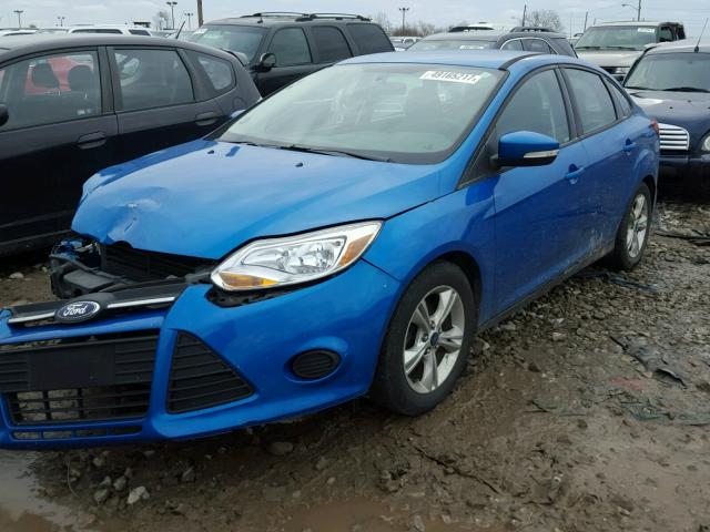 1FADP3F26EL361526 - 2014 FORD FOCUS SE BLUE photo 2