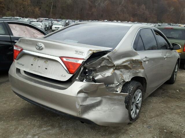 4T1BF1FK1HU282526 - 2017 TOYOTA CAMRY LE 棕色 照片 4