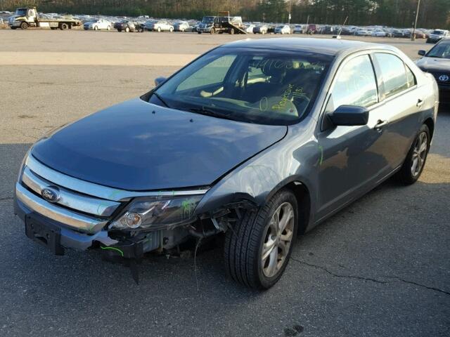 3FAHP0HA7CR170541 - 2012 FORD FUSION SE GRAY photo 2