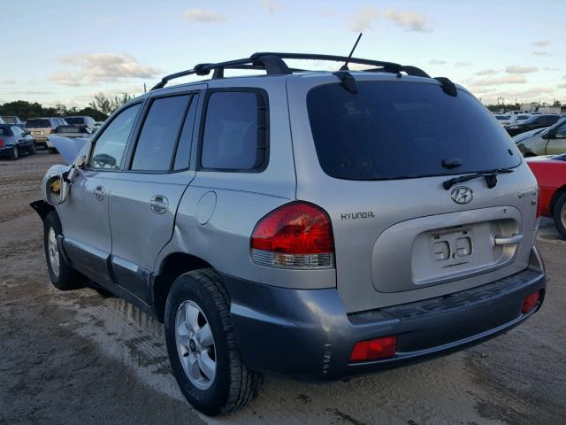 KM8SC13D16U081768 - 2006 HYUNDAI SANTA FE G GRAY photo 3