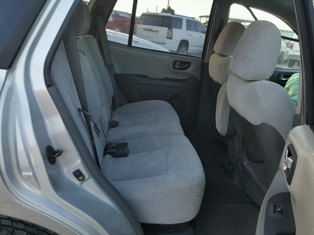 KM8SC13D16U081768 - 2006 HYUNDAI SANTA FE G GRAY photo 6