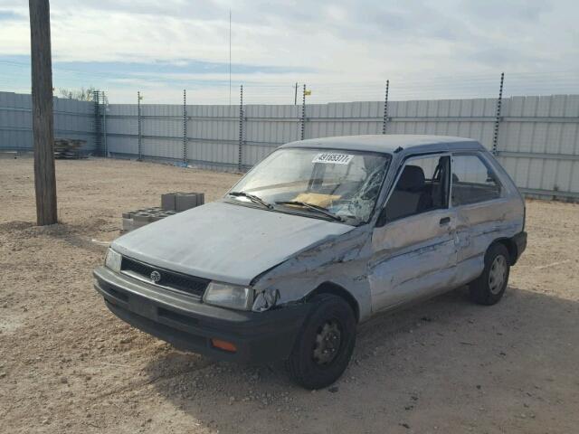 JF1KA7226RB700125 - 1994 SUBARU JUSTY DL SILVER photo 2