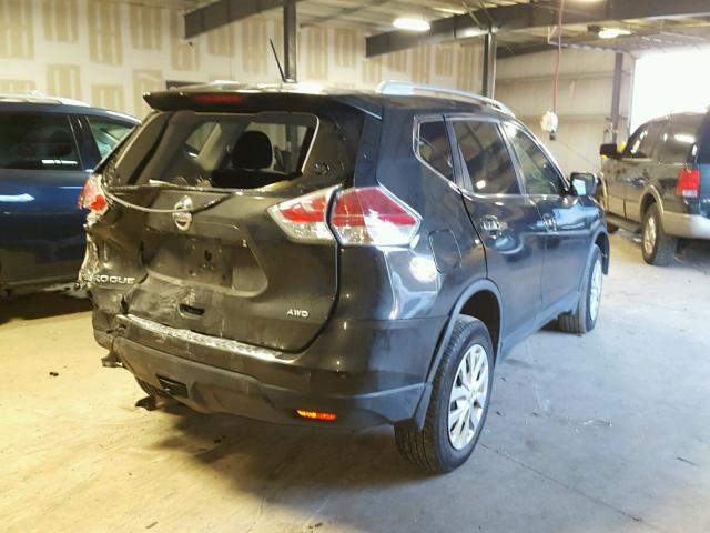 JN8AT2MV6GW135492 - 2016 NISSAN ROGUE S CHARCOAL photo 4