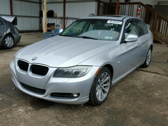 WBAPK5C57BF127094 - 2011 BMW 328 XI SUL SILVER photo 2