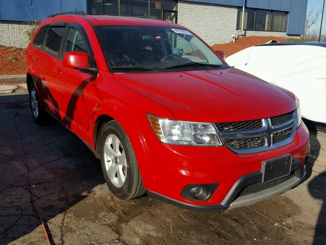 3C4PDCBG5CT393970 - 2012 DODGE JOURNEY SX RED photo 1