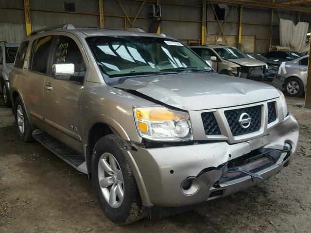 5N1BA08D38N613981 - 2008 NISSAN ARMADA SE BROWN photo 1