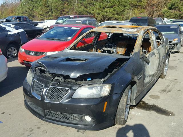 6G2ER57748L132899 - 2008 PONTIAC G8 BLACK photo 2