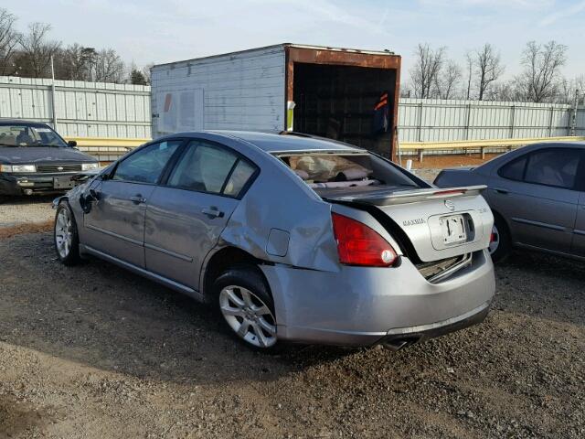 1N4BA41E97C842521 - 2007 NISSAN MAXIMA SE SILVER photo 3