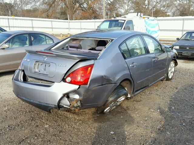 1N4BA41E97C842521 - 2007 NISSAN MAXIMA SE SILVER photo 4