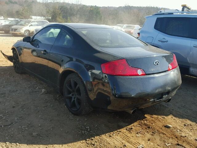 JNKCV54E53M222966 - 2003 INFINITI G35 BLACK photo 3