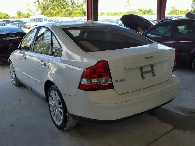 YV1MS382852088045 - 2005 VOLVO S40 2.4I WHITE photo 3