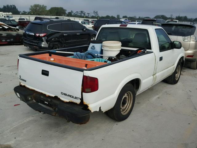 1GCCS14H138261639 - 2003 CHEVROLET S TRUCK S1 WHITE photo 4