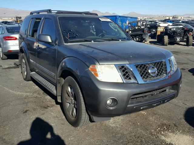 5N1AR18U08C607920 - 2008 NISSAN PATHFINDER CHARCOAL photo 1