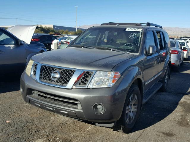 5N1AR18U08C607920 - 2008 NISSAN PATHFINDER CHARCOAL photo 2