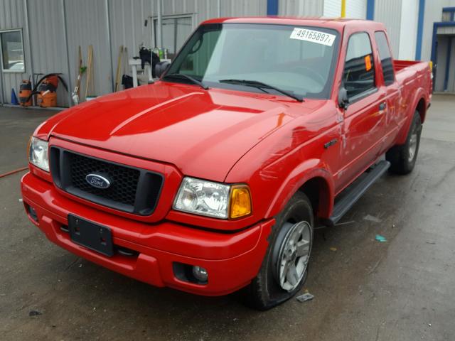 1FTZR45E84PA29817 - 2004 FORD RANGER SUP RED photo 2