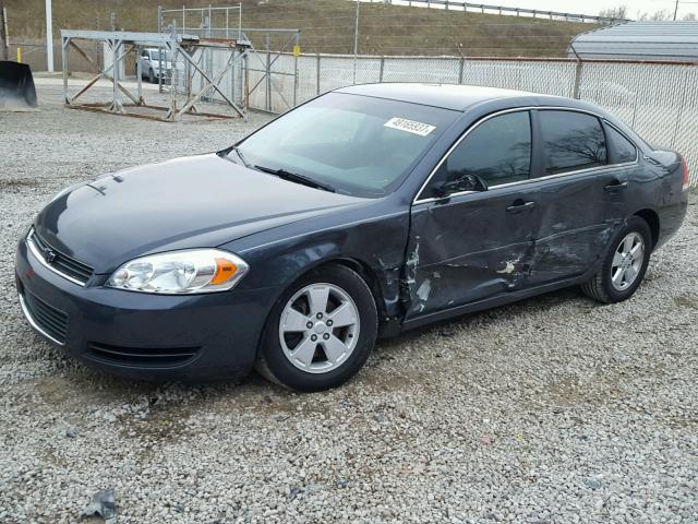 2G1WT55N181256756 - 2008 CHEVROLET IMPALA LT GRAY photo 2