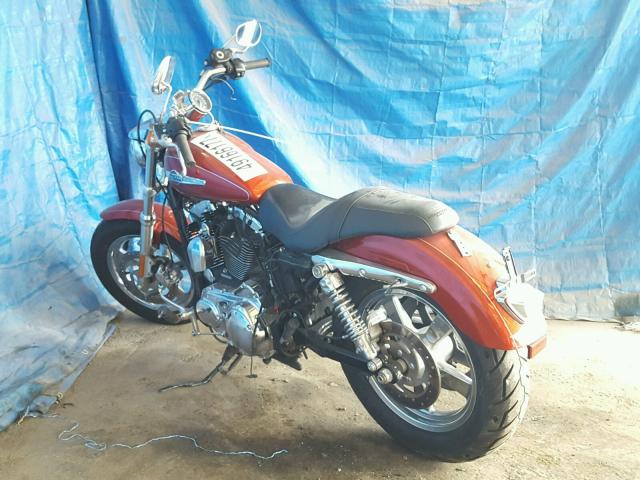 1HD1CT316EC407097 - 2014 HARLEY-DAVIDSON XL1200 C ORANGE photo 3