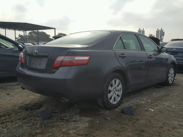 4T1BK46K87U525518 - 2007 TOYOTA CAMRY NEW CHARCOAL photo 4