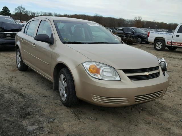 1G1AK55F577227946 - 2007 CHEVROLET COBALT LS BEIGE photo 1