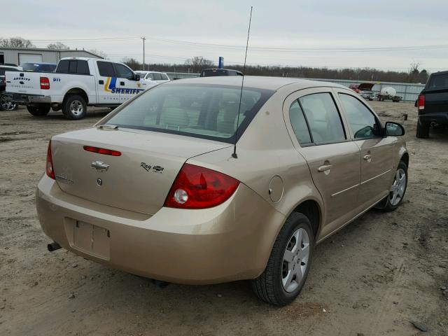 1G1AK55F577227946 - 2007 CHEVROLET COBALT LS BEIGE photo 4