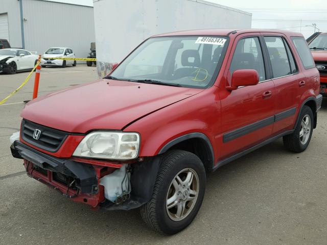 JHLRD18661C004499 - 2001 HONDA CR-V EX RED photo 2