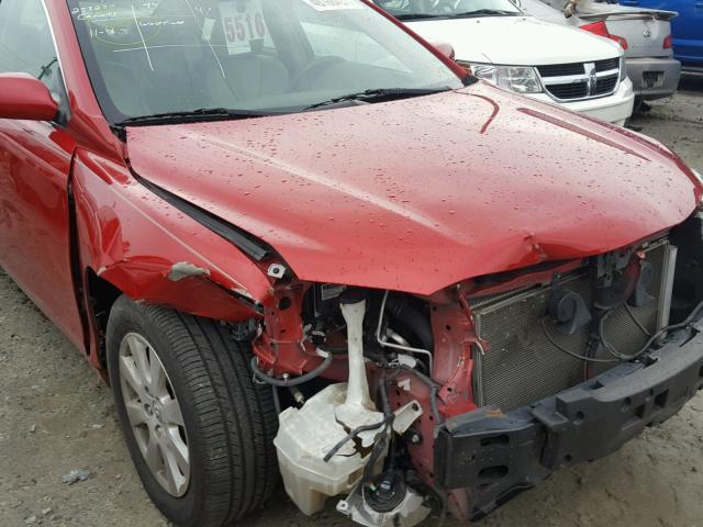 4T1BK46K87U017209 - 2007 TOYOTA CAMRY NEW RED photo 9