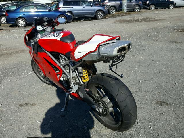 ZDM1UB3S24B004163 - 2004 DUCATI 749 BIPOST RED photo 3