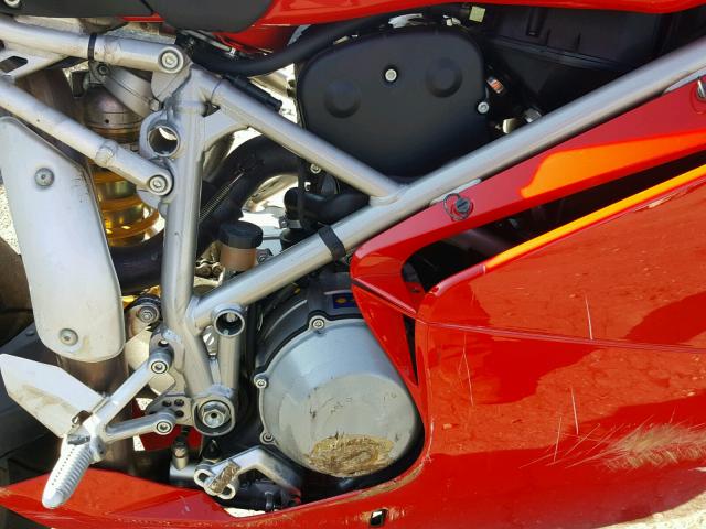 ZDM1UB3S24B004163 - 2004 DUCATI 749 BIPOST RED photo 7