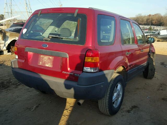 1FMYU02193KC96766 - 2003 FORD ESCAPE XLS RED photo 4