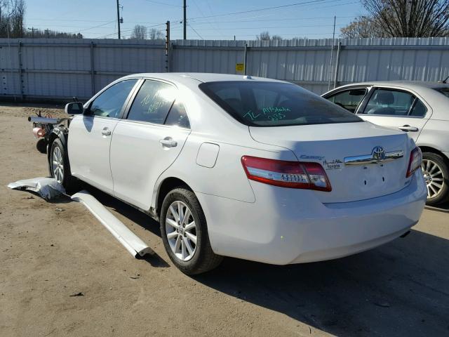 4T1BF3EK6AU505629 - 2010 TOYOTA CAMRY BASE WHITE photo 3