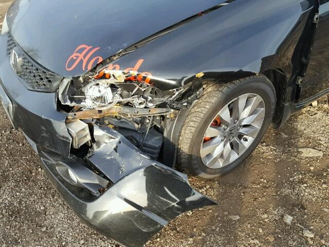 2HGFG12899H527754 - 2009 HONDA CIVIC EX 黑色 照片 9