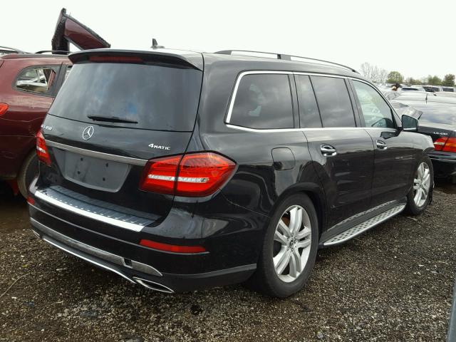 4JGDF6EE5HA823435 - 2017 MERCEDES-BENZ GLS 450 4M BLACK photo 4