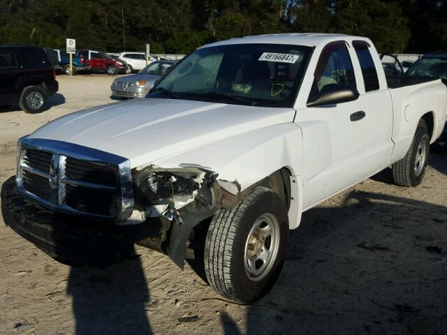 1D7HE22K46S503208 - 2006 DODGE DAKOTA ST WHITE photo 2