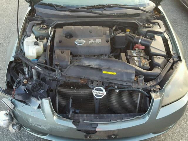 1N4AL11D05C366927 - 2005 NISSAN ALTIMA S GREEN photo 7