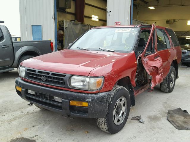 JN8AR05S5TW054338 - 1996 NISSAN PATHFINDER MAROON photo 2