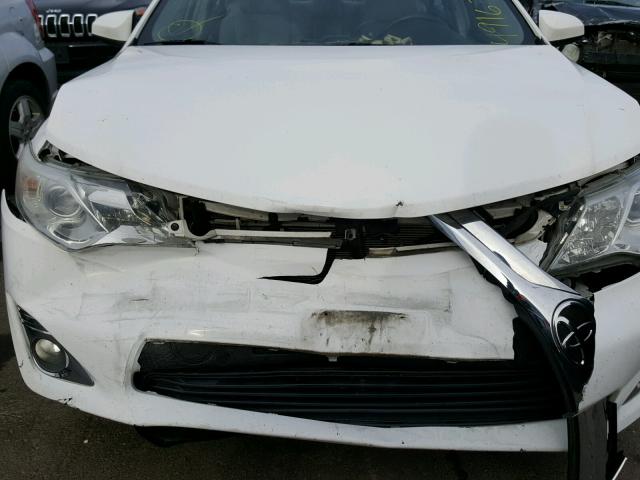 4T1BK1FK7CU504068 - 2012 TOYOTA CAMRY SE WHITE photo 9