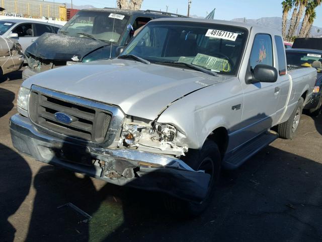 1FTZR44U84PA59019 - 2004 FORD RANGER SUP SILVER photo 2