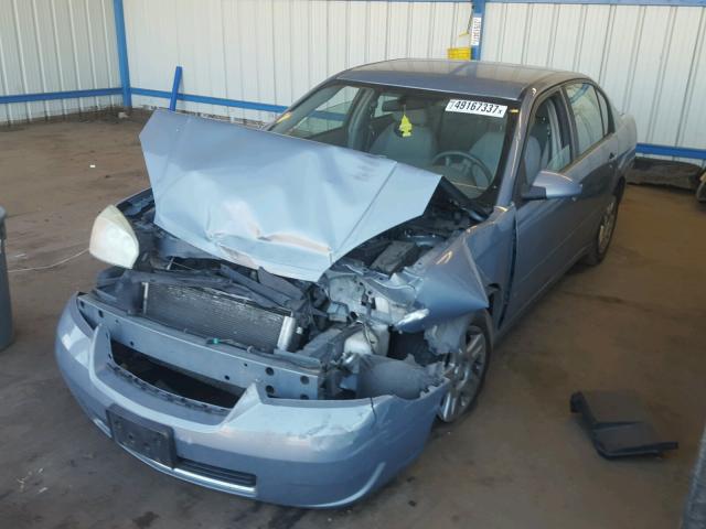 1G1ZT58N67F122289 - 2007 CHEVROLET MALIBU LT BLUE photo 2