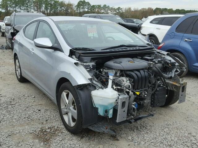 5NPDH4AE5DH315624 - 2013 HYUNDAI ELANTRA GL WHITE photo 1