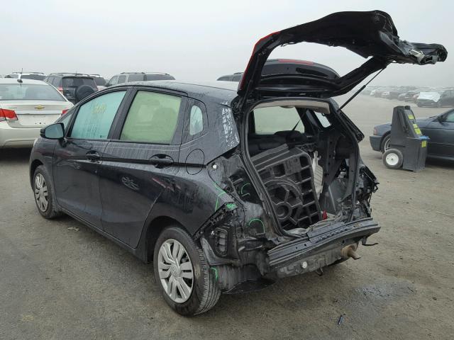 JHMGK5H59HS019022 - 2017 HONDA FIT LX Siyah fotoğraf 3