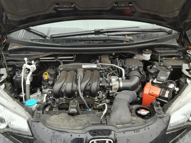 JHMGK5H59HS019022 - 2017 HONDA FIT LX Siyah fotoğraf 7