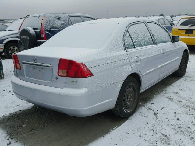 1HGES257X2L045421 - 2002 HONDA CIVIC EX SILVER photo 4