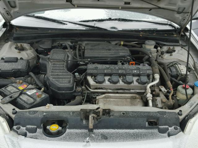 1HGES257X2L045421 - 2002 HONDA CIVIC EX SILVER photo 7