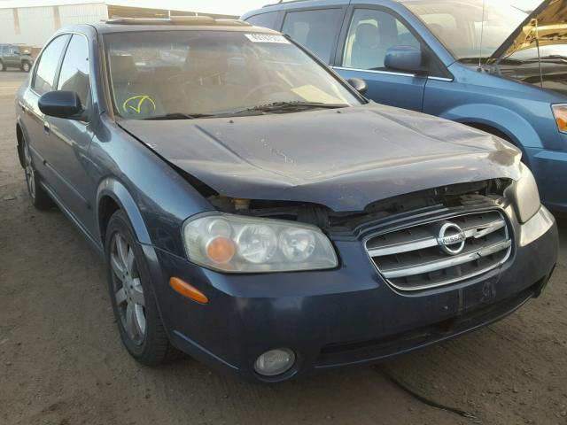 JN1DA31D72T408324 - 2002 NISSAN MAXIMA GLE BLUE photo 1