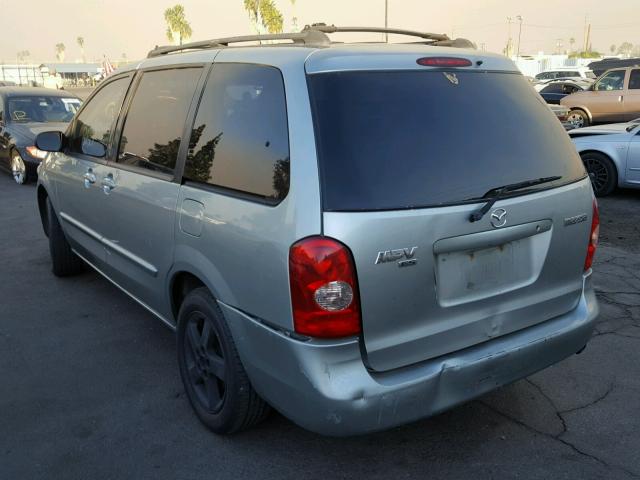 JM3LW28J730351536 - 2003 MAZDA MPV WAGON SILVER photo 3