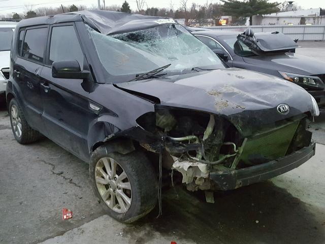 KNDJT2A55D7628554 - 2013 KIA SOUL BLACK photo 1