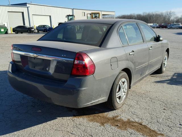 1G1ZS58FX7F112750 - 2007 CHEVROLET MALIBU LS GRAY photo 4