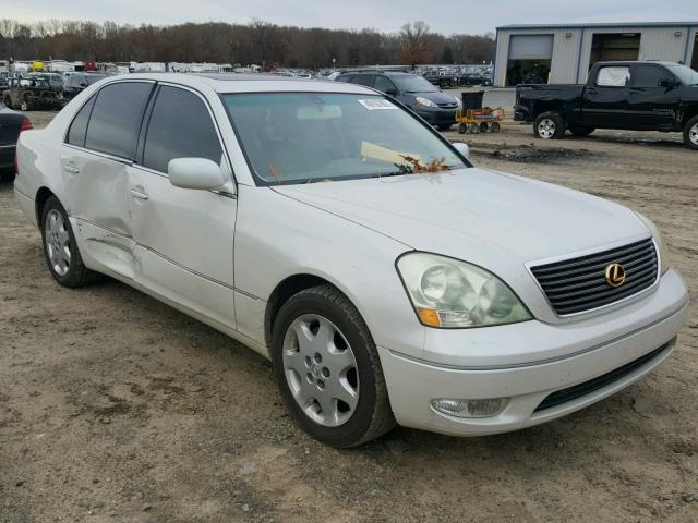 JTHBN30F120083794 - 2002 LEXUS LS 430 WHITE photo 1